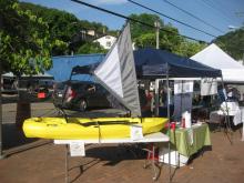 Our Booth with Kayak